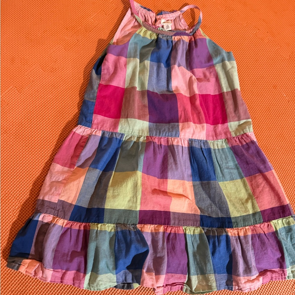 GAP Multicolor Plaid Kids Dress